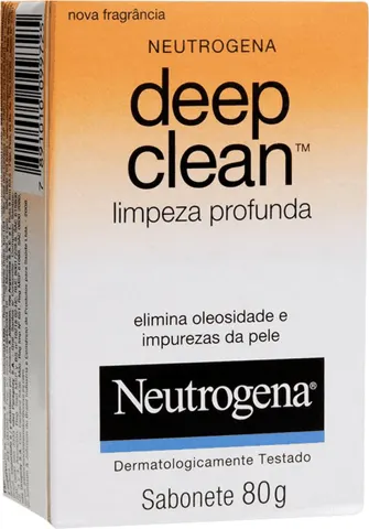 Sabonete facial Neutrogena Deep Clean limpeza profunda 80 g