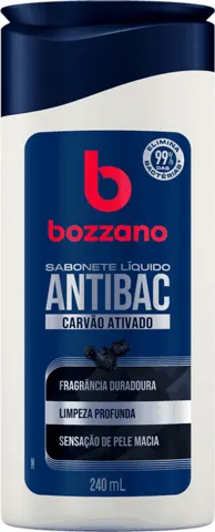 Sabonete líquido Bozzano Antibac Carvão Ativado