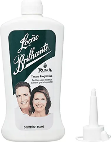 Loção Brilhante tintura progressiva para cabelos brancos