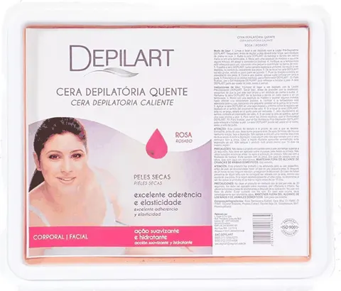 Cera depilatória quente Depilart Rosa 250 g