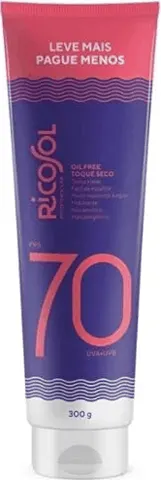 Protetor solar Ricosol FPS 70